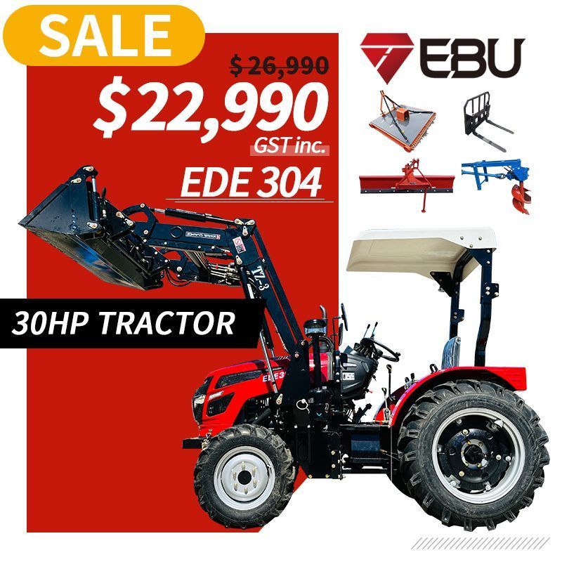Image for EDE304 TRACTOR WITH ATTACHMENTS 0