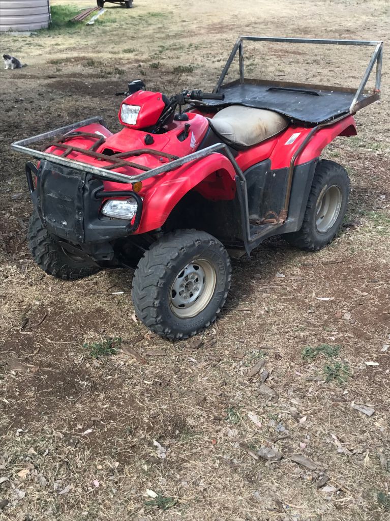 Honda Quad 500cc 4x4 For Sale At 8 500 In Ag And Rural Sales Used 547